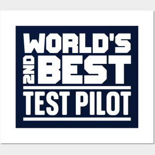 2nd best test pilot Posters and Art